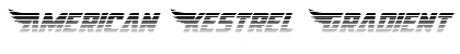 Download American Kestrel Gradient Font