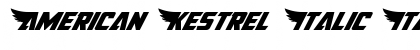 Download American Kestrel Italic Font