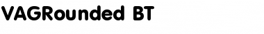 Download VAGRounded BT Regular Font