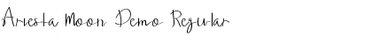 Download Ariesta Moon Demo Font