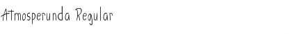 Download Atmosperunda Font
