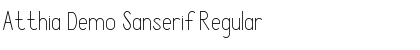 Download Atthia Demo Sanserif Font Download Atthia Demo Sanserif Font