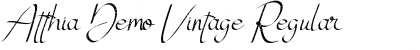 Download Atthia Demo Vintage Font Download Atthia Demo Vintage Font
