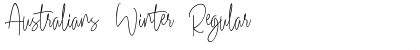Download Australians Winter Font Download Australians Winter Font
