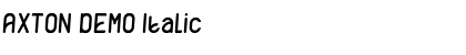 Download AXTON DEMO Font Download AXTON DEMO Font