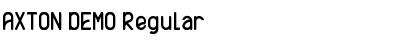 Download AXTON DEMO Font