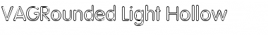 Download VAGRounded-Light Hollow Regular Font