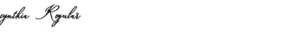 Download cynthia Font