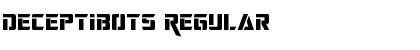 Download Deceptibots Font Download Deceptibots Font