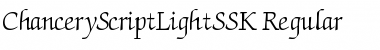 Download ChanceryScriptLightSSK Regular Font