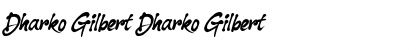 Download Dharko Gilbert Font Download Dharko Gilbert Font