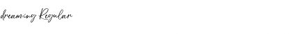 Download dreaming Font