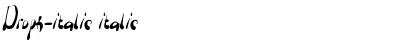 Download Droph-italic Font