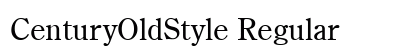 CenturyOldStyle Regular Preview