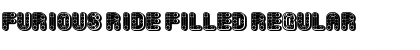 Download Furious Ride Filled Regular Font Title Preview
