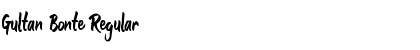 Download Gultan Bonte Font