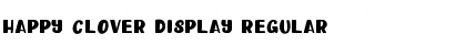 Download Happy Clover Display Font Download Happy Clover Display Font