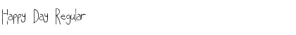 Download Happy Day Font Download Happy Day Font