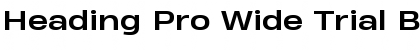 Download Heading Pro Wide Trial Font