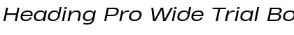 Download Heading Pro Wide Trial Font