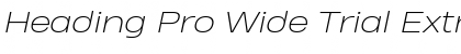 Download Heading Pro Wide Trial Font