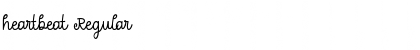 Download heartbeat Font Download heartbeat Font