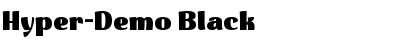 Download Hyper-Demo Black Font