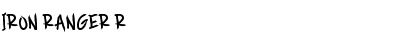 Download IRON RANGER Font Download IRON RANGER Font