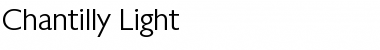 Download Chantilly-Light Font