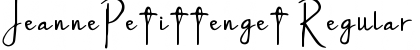 Download JeannePetittenget Regular Font