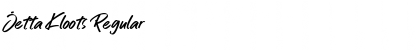 Download Jetta Kloots Font Download Jetta Kloots Font