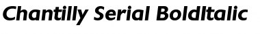 Download Chantilly-Serial Font