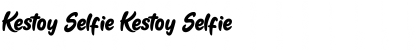 Download Kestoy Selfie Kestoy Selfie Font