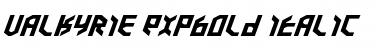Download Valkyrie ExpBold Italic Regular Font