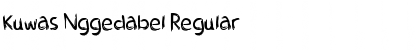 Download Kuwas Nggedabel Regular Font