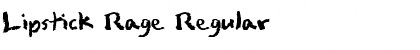 Download Lipstick Rage Regular Font Title Preview