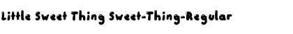 Download Little Sweet Thing Sweet-Thing-Regular Font Title Preview