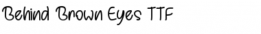 Download Behind Brown Eyes Regular Font