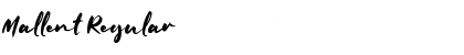 Download Mallent Font