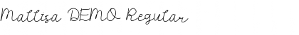 Download Mallisa DEMO Font