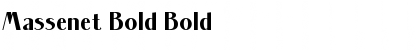 Download Massenet Bold Bold Font