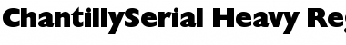 Download ChantillySerial-Heavy Font