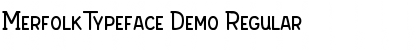 Download Merfolk Typeface Demo Regular Font
