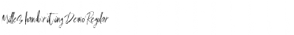 Download Milles handwriting Demo Font Download Milles handwriting Demo Font
