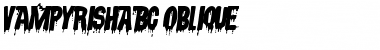 Download VampyrishABC-Oblique Regular Font