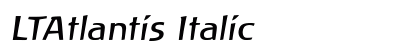 LTAtlantis Italic preview