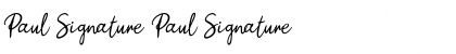 Download Paul Signature Paul Signature Font