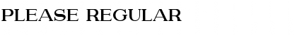 Download Please Font