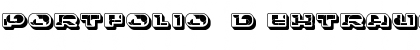 Download Portfolio 3D Extravagant Font
