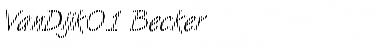 Download VanDijk01 Becker Regular Font